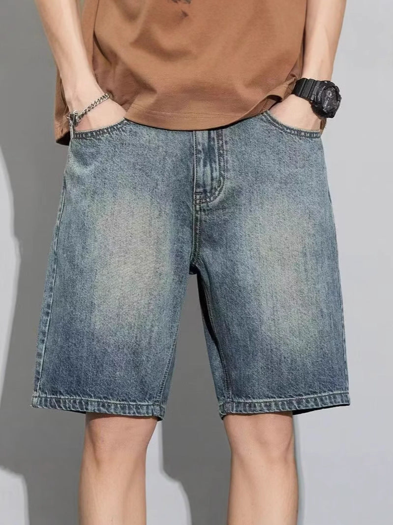 Fadecut Denim Shorts