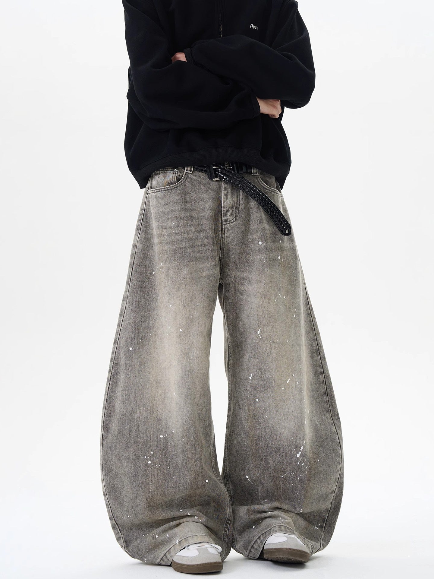 Ashfall Vintage Splatter Denim